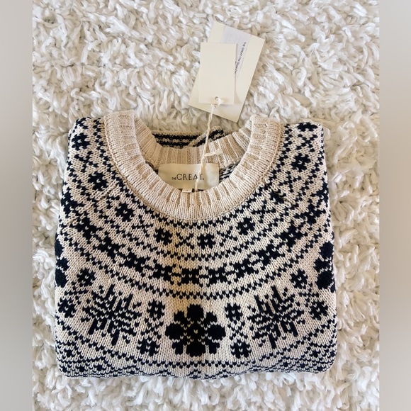NWT The Great The Slope Crew Sweater